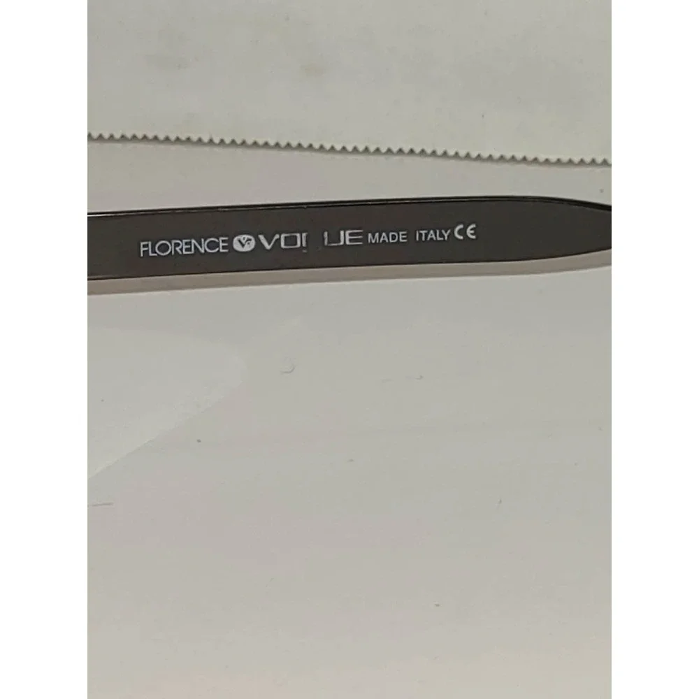 Vogue Florence VO 3133 S Glasses Oval Gunmetal Grey Metal Frames 90s Italy 52-20